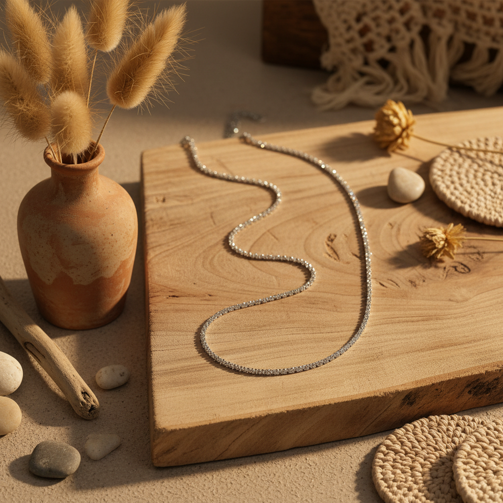 Cubic Zirconia Tennis Necklace - Sterling Silver